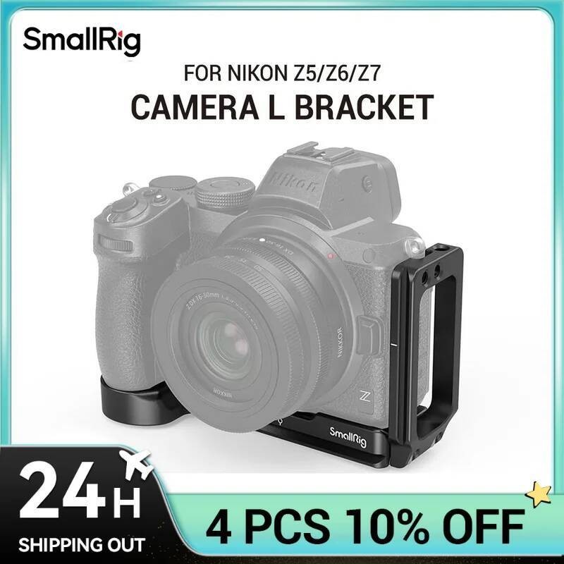 SmallRig กล้อง L สําหรับ Nikon Z5/Z6/Z7 กล้อง w/ Arca-Type 1/4 "อุปกรณ์เสริมด้าย Quick Release L แผ่