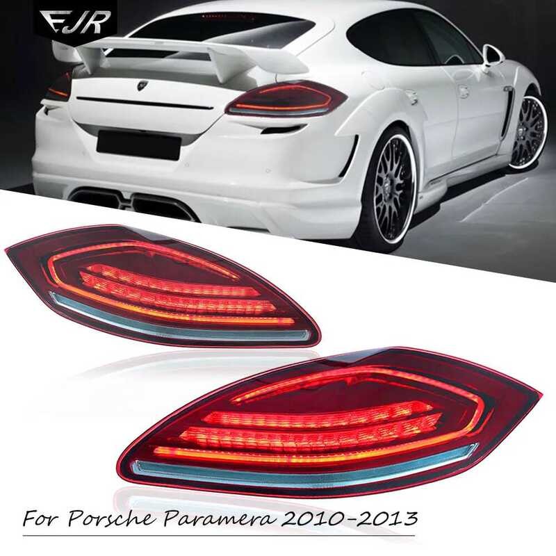 ไฟท้าย LED สําหรับ Porsche panamera 970.1 2010-2013 อัพเกรด 2022 ไฟเลี้ยวด้านหลังไฟท้าย Plug and Pl
