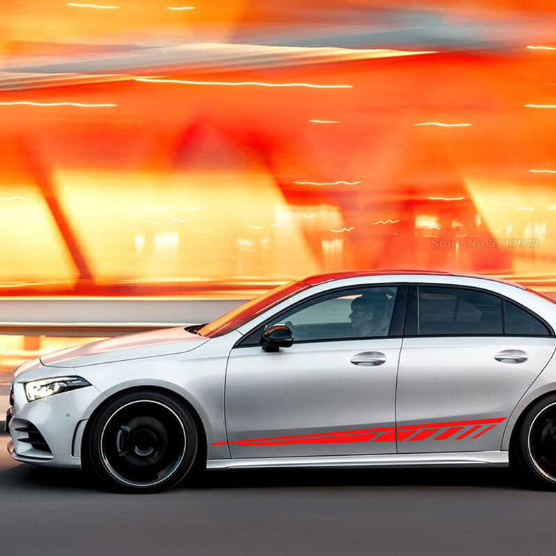สติกเกอร์ติดรถยนต์สำหรับ Mercedes Benz Class A W177 V177 A35 A45 A45s W176