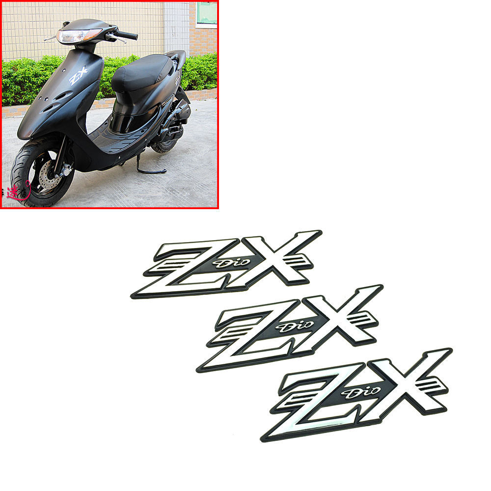 เหมาะสําหรับ Honda DIO27 เฟส 28 ZX34 เฟส 35 รถเต็มรูปแบบ Decal Original รถสติกเกอร์ป้าย 3D ชุบ Hard Label