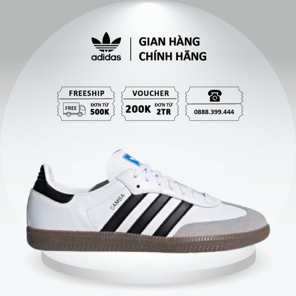 [ของแท้] รองเท้า Adidas Samba OgWhite Black Gum B75806