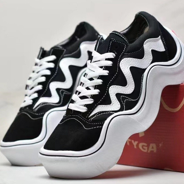 Vans x Mschf'Wavy Baby Retro Funny Chunky Low Cut รองเท ้ าลําลอง