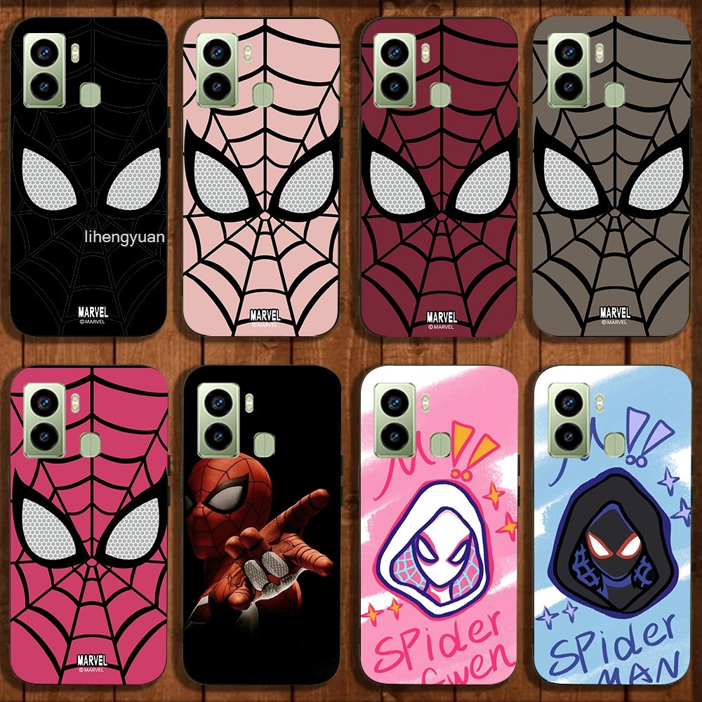 Tecno POP 6 BE7 Cool The Spider-Man Case กันกระแทกปกอ่อน