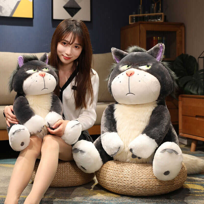 แมวแมวตุ๊กตา Lucifer Dongdi เดียวกันตุ๊กตา Squinting Bad Cat กระเป