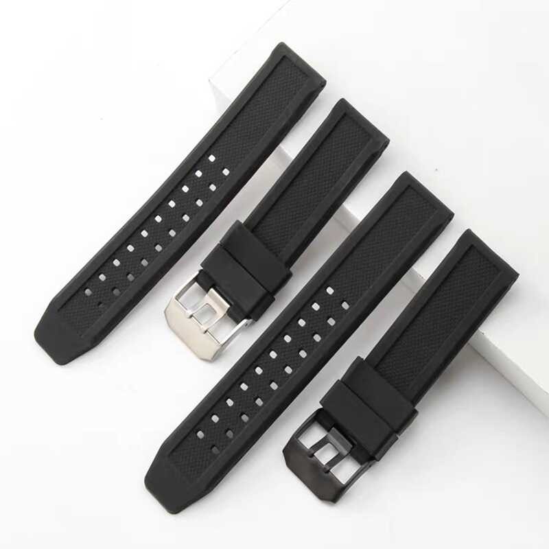 Silicone Chengec Watch Straps For Luminox 23Mm Military 3080 3050 Watchband Men Women