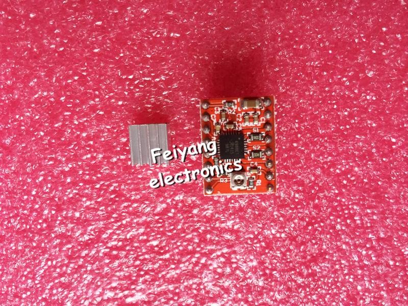 1 ชิ้น Reprap Stepper Driver A4988 Stepper Motor Driver Module สี: สีแดง MODU