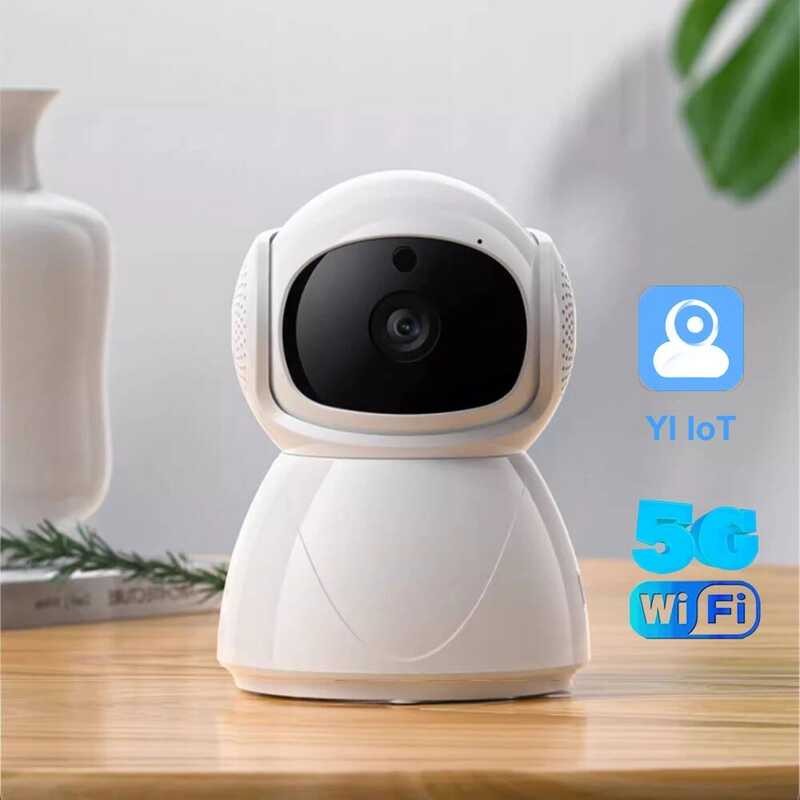 YI IoT 5MP 5Ghz Dl ความถี่ WiFi PTZ IR Night Vision กล้องสองทางเสียงการติดตามอัตโนมัติสมาร์ท Home Se