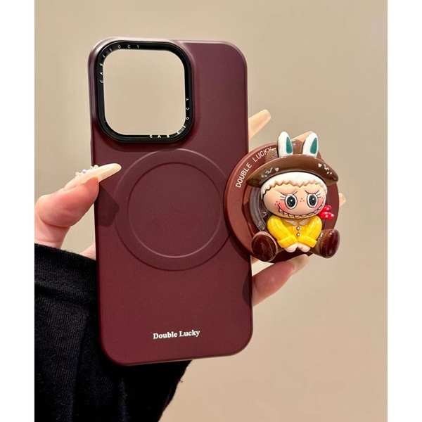 ♞,♘เคส 425 degree เคส 425 ไอโฟน Simple ที่ไม่ซ้ํากันภาษาอังกฤษน่ารัก labuu วงเล็บแม่เหล็กเหมาะสําหร