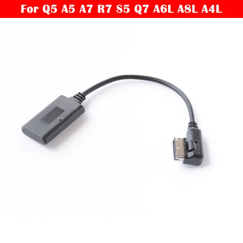 บลูทูธ 5.0 อะแดปเตอร์ AMI สายวิทยุอุปกรณ์เสริม AUX สายสัญญาณเสียงอะแดปเตอร์สําหรับ Q5 A5 A7 R7 S5 Q7