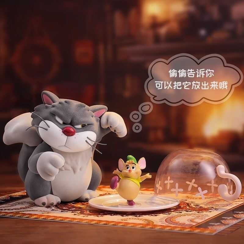 ➧ ใหม่ลูซิเฟอร์แมวรูปปั้น Cawaii การ์ตูนอะนิเมะ Pvc รุ