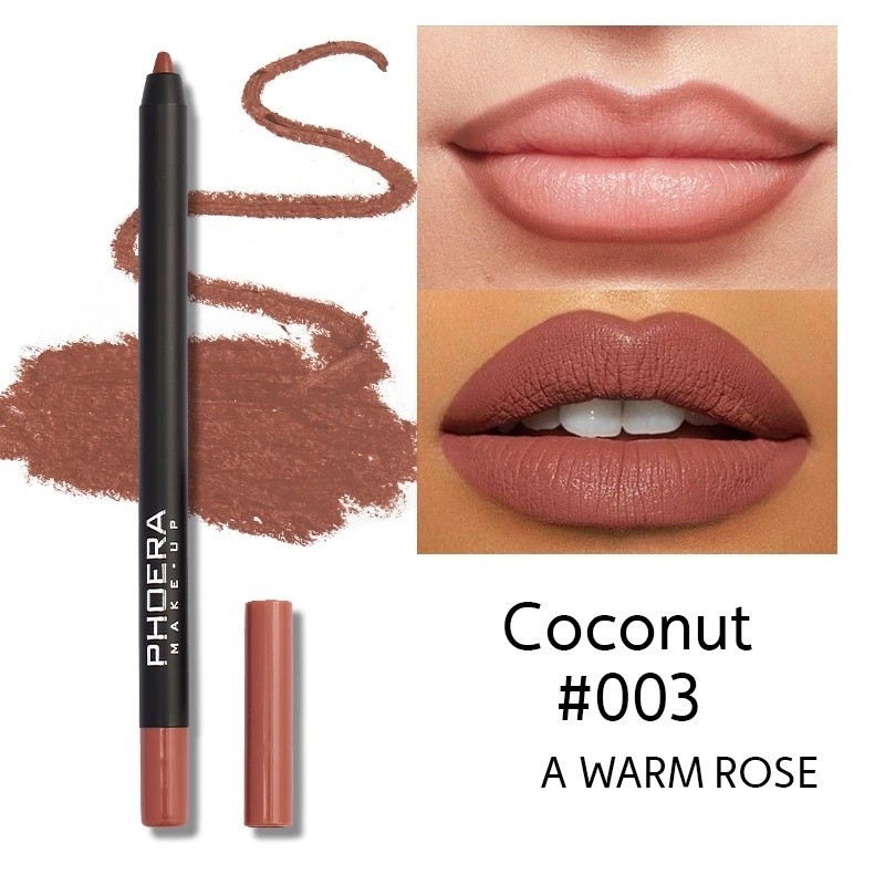 ♞,♘[Phoera Matte Velvet Lipliner] [เครื่องสําอาง] ดินสอเขียนขอบปาก [เครื่องสําอาง]