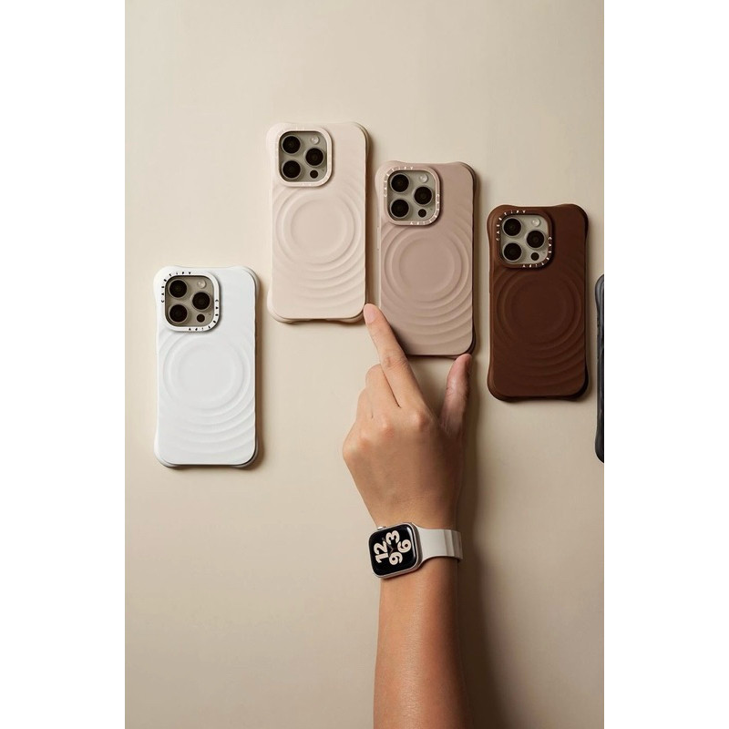 Casetim [ของแท้] Ripple Case iPhone 15Pro / 15 Pro Max / 14 Pro Max Silicone Premium hot. มีเคสตี้