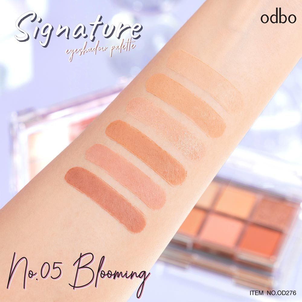 🔥ของแท้🔥 ODBO Signature Eyeshadow Palette #OD276 ODBO Signature Eyeshadow Palette