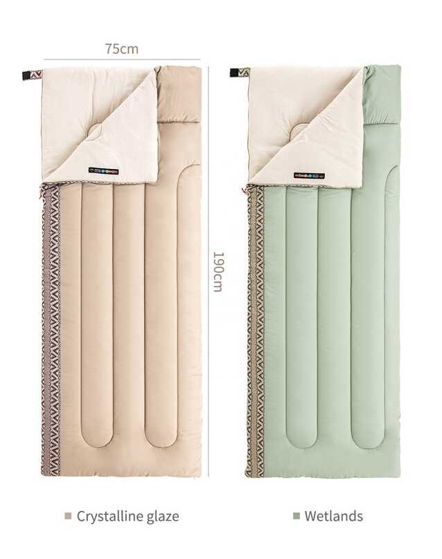 Naturehike L150 ถุงนอนผ้าฝ้ายน้ำหนักเบาพิเศษ 850G ถุงนอนตั้ง