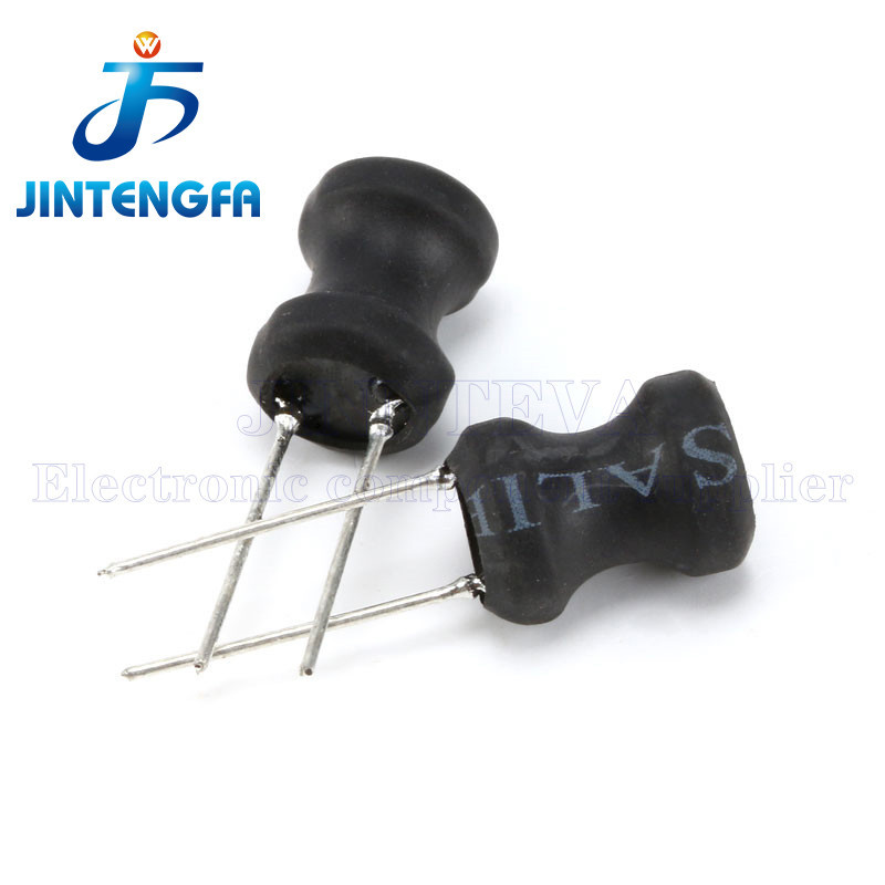 10pcs 0608 0810 0912 I-shape Power Inductor Inductive Copper Coil 47/68/100/220/330/470UH 1/2.2/3.3/