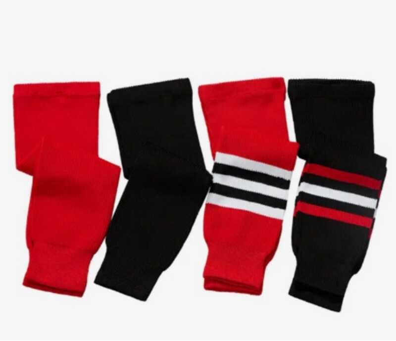 Ice Spot Hockey Wool Leg Protectors, Thick Ice Hockey Leg Protectors, Ice Hockey Knee Protectors, L