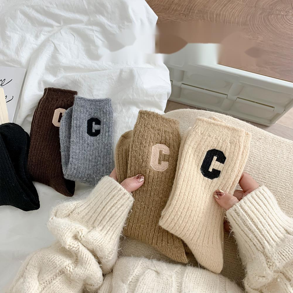 Autum New Women Socks Keep Warm Thick Stockings