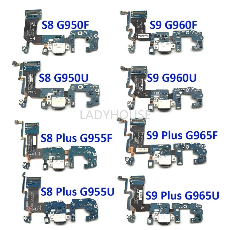 ชาร์จพอร์ต Flex สําหรับ Samsung Galaxy S8 S9 Plus G950F G950U G955F G955U G960F G960U G965F G965F G9