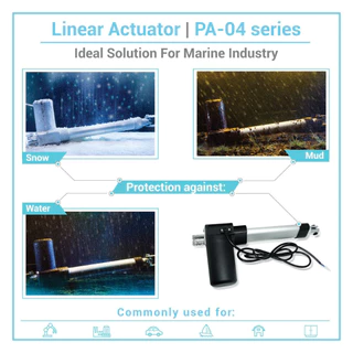 HAKIWO ตัวกระตุ้นเชิงเส้น 24V Linear Actuator 6000N 100/400 มม.500 มม.700 มม.Stroke Caravan