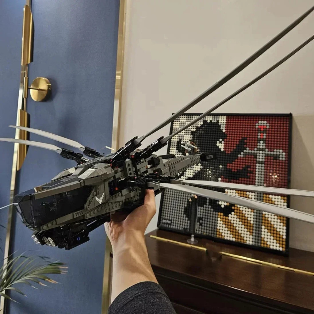 ไอคอน Royal Ornithopter 10327 กลุ่มอาคารนักสู้, โมเดลคอลเลกชัน, ของขวัญของเล่นแฟนภาพยนตร์ Sci-Fi เข้ากันได้กับ ed