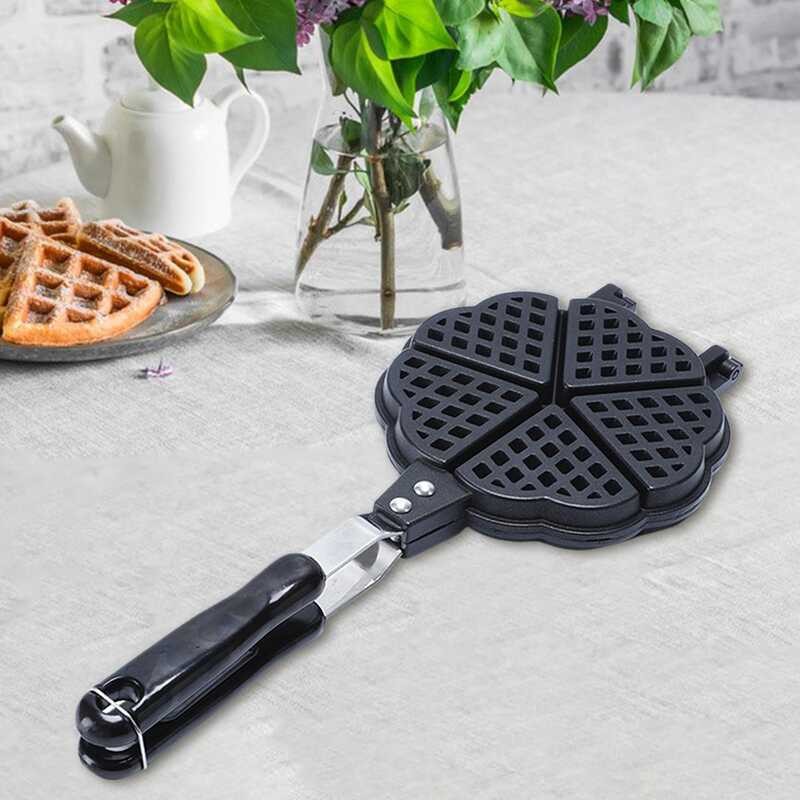 Bntechwaffle BNTECH Maker Pan Bakeware Campware Waffle Making Mold For Household Kitchen