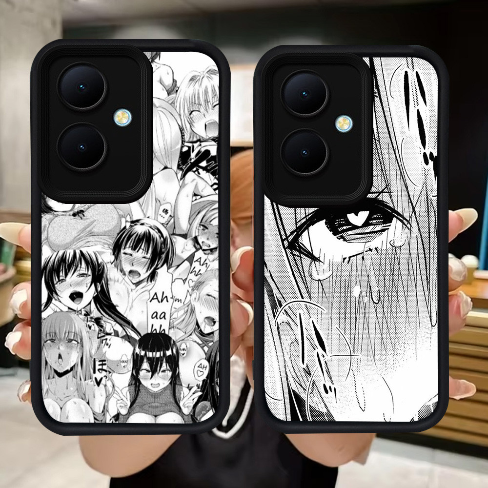 Q111 Comics Ahegao soft Casing สําหรับ OPPO Reno 11 8T 13F 11F 10 Pro 5G