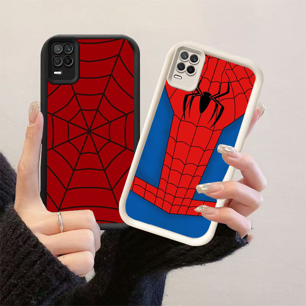 YZ-177 Spiderman spider WebปลอกกันกระแทกสําหรับOPPO Realme Narzo 8S 30 V13 A54 8 Q3 Pro 5G 4G