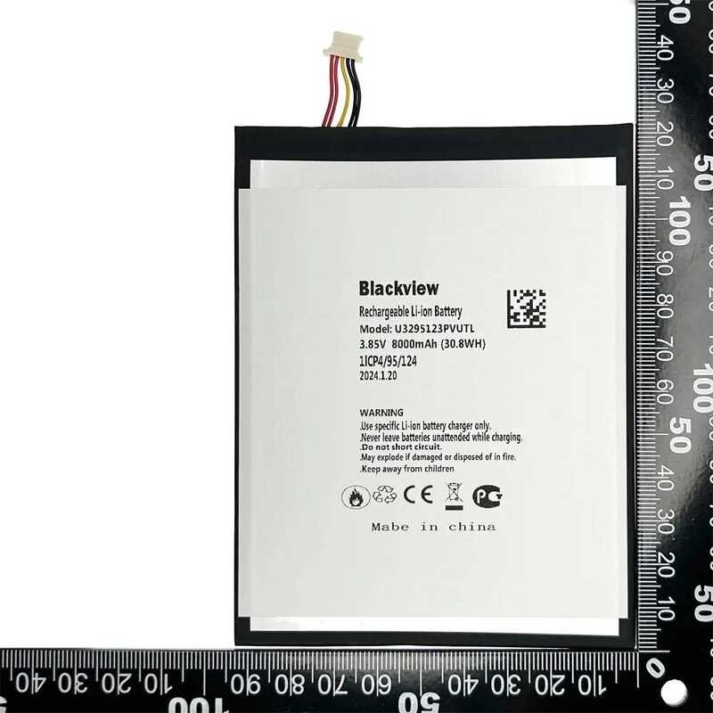 ▥ 100% แบตเตอรี่แท็บ11 U3295123pvutl 8000มิลลิแอมป์ต่อชั่วโมงสำหรับ Blackview Tab11แท็บ11แบตเตอ