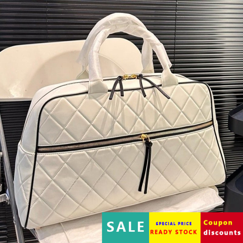 สินค้าสําเนาแบรนด์#g大容量保齡球手提包包2025新款時尚菱格單肩包腋下包女包Z437男生包包精品手提包皮夾包精品託特包女生包包