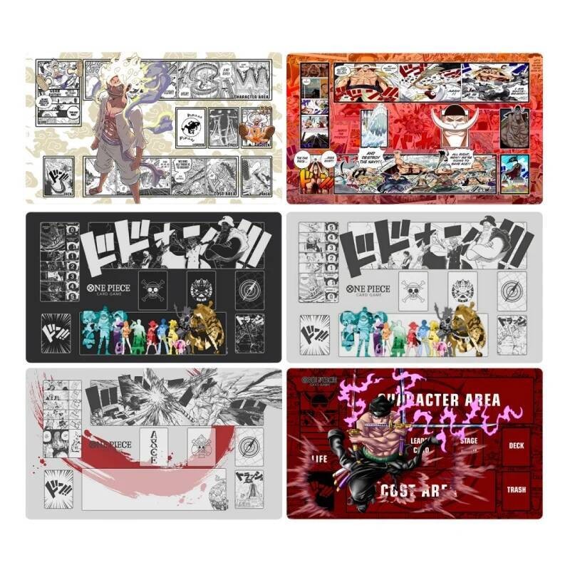 OPCG One Piece Playmat Luffy Edward Newgate อะนิเมะ Playmat Trading การ์ดเกมเฉพาะการ์ดเล่นกับตาราง 60X35 ซม.
