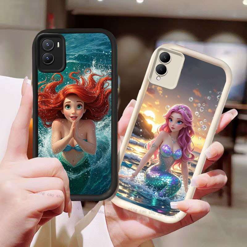 YZ-88 Mermaid สวยมากสําหรับ VIVO IQOO Y02S Y35 Z9X Y28 Z10 Y17S Y56 Y16 Z9 2024 5G