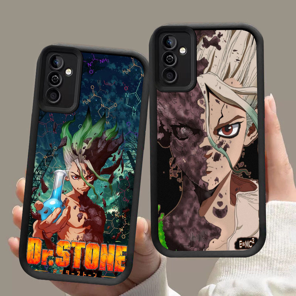 MK-59 Dr Stone ปลอกซิลิโคนอ่อนนุ่มสําหรับ Samsung A55 A54 M15 S25 S24 S21 FE Ultra