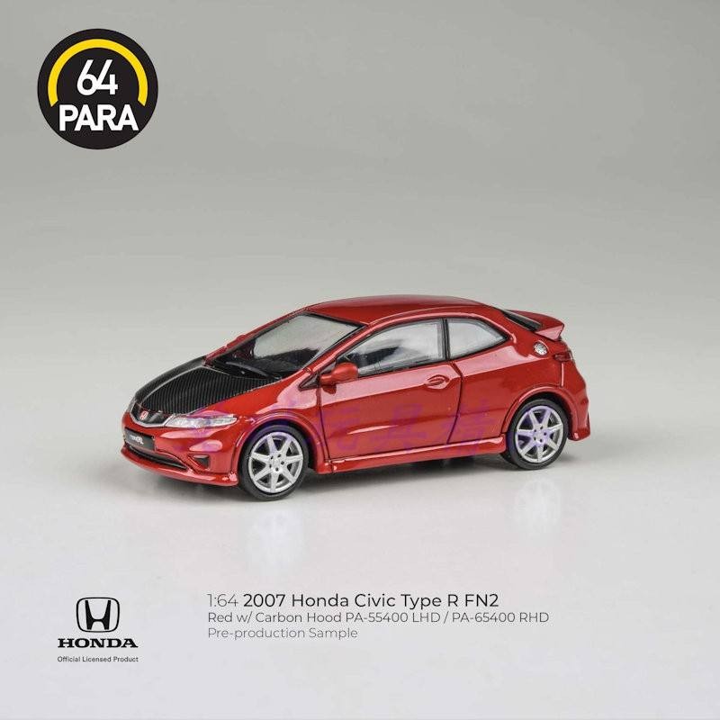 PARA 1: 64 Honda Civic Type R FN2 Red Black Cover Civic RHD Alloy Model Out of Print Car Model