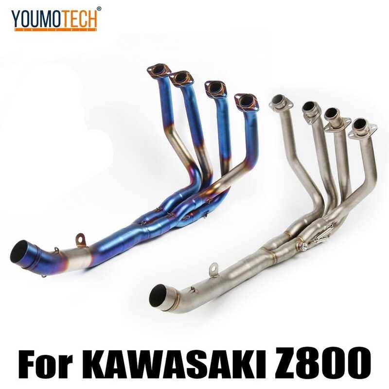 51MM/2Inches For KAWASAKI Z800 Motorcycle Full System Exhaust k Pipe Modified Elbow Escape Moto Tub