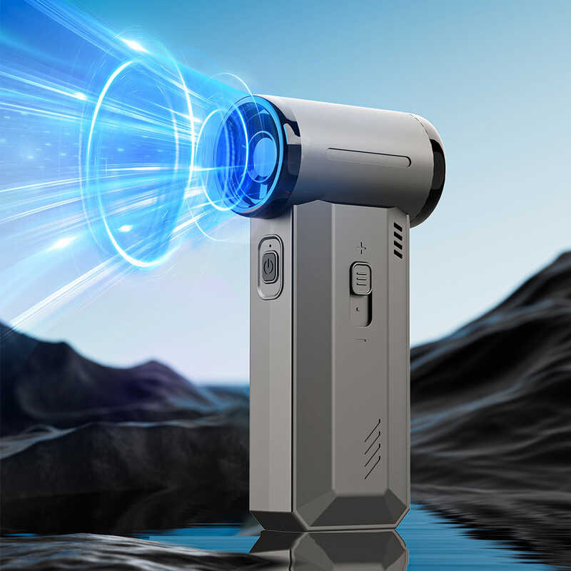 F72 พัดลมเทอร์โบความเร็วสูงพัดลมมือถือกลางแจ้งแบบพกพาชาร์จเครื่องเป่าผมรถเครื่องเป่าฝุ่นโรงงานเดิม