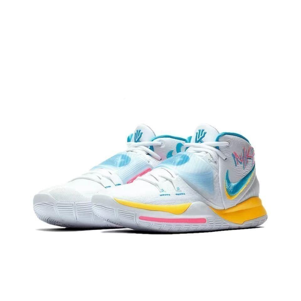 ช่องคุณภาพสูงสุด Kyrie 6 EP Owen 6 South Coast graffiti ดูดซับแรงกระแทกรองเท้าบาสเก็ตบอลที่ใช้งานได