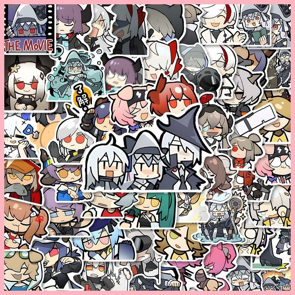 [GUYN] สติ๊กเกอร์ Arknights (54 แผ่น) Muelsyse ขายดีการ์ตูนน่ารัก Tomorrows Ark สติกเกอร์ ins หัวนมน