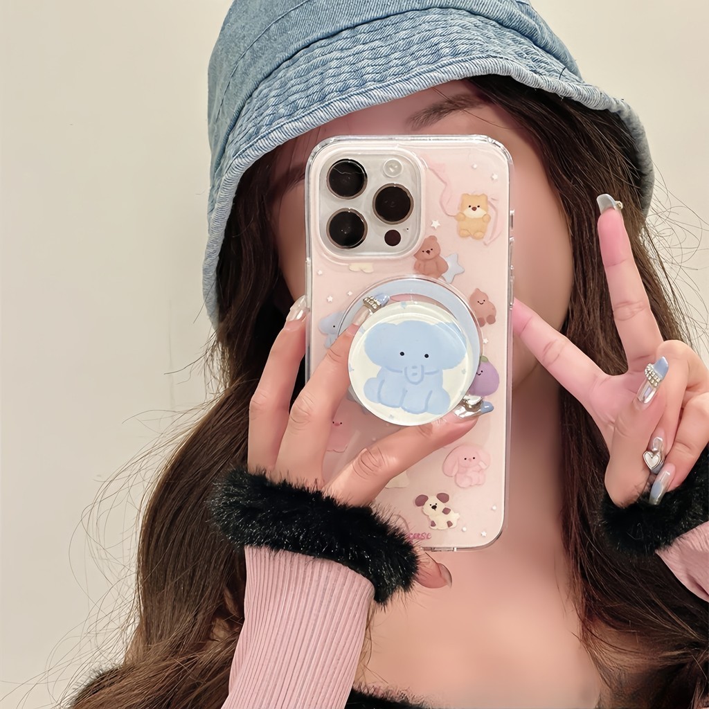 CX18-1 For iPhone 17 16 15 14 13 12 11 Pro Max Mini XS Max XR X 7 8 Plus SE2 SE3 With magnetic stand