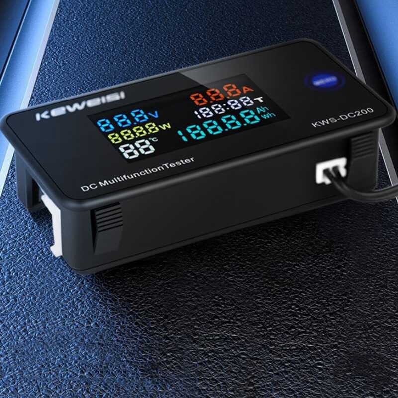 ❤ KEWEISI 0-200V Voltmeter Ammeter KWS Power Energy LED Digital DC Wattmeter Electric Meter