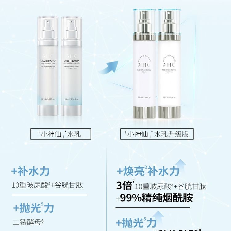 many🔥การประกันคุณภาพ🔥 AHC Official Flagship Store Little Fairy Water Emulsion Upgraded Single Box