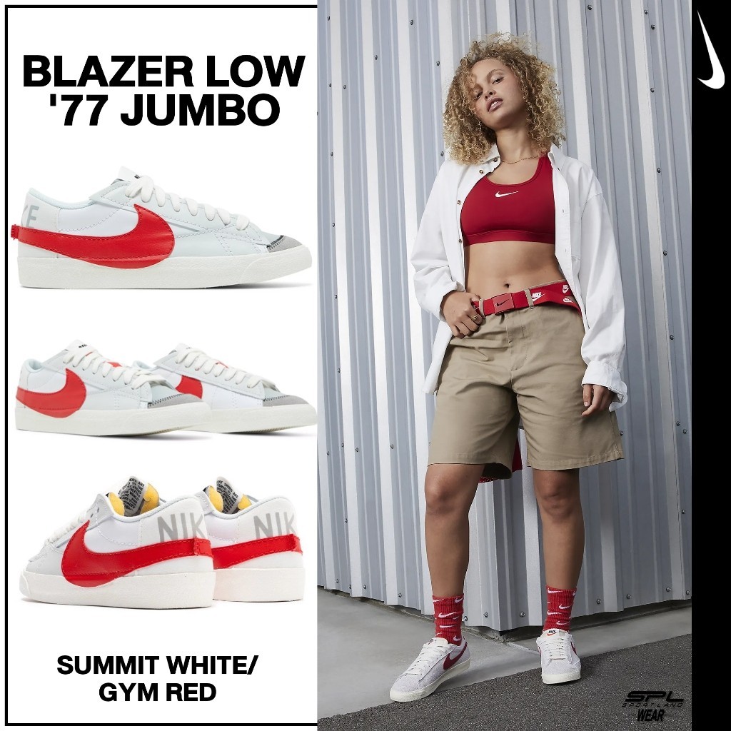 Nike ไนกี้ รองเท้าผ้าใบ รองเท้าลำลอง M Blazer Low 77 Jumbo DQ8769-100 (3600)