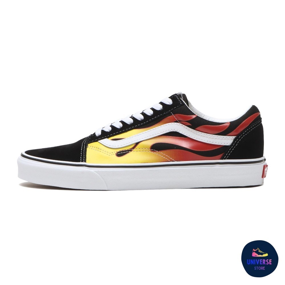 ฟิกเกอร์ [ของแท้ ส่งไว PRE-ORDER] VANS OLD SKOOL (FLAME) BLK/WHT ลายไฟ