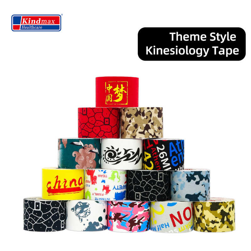 Kindmax f Kinesiology Tape Athletic Sport Strapping Volleyball Kneeg Muscle Prevent Splashing Wat