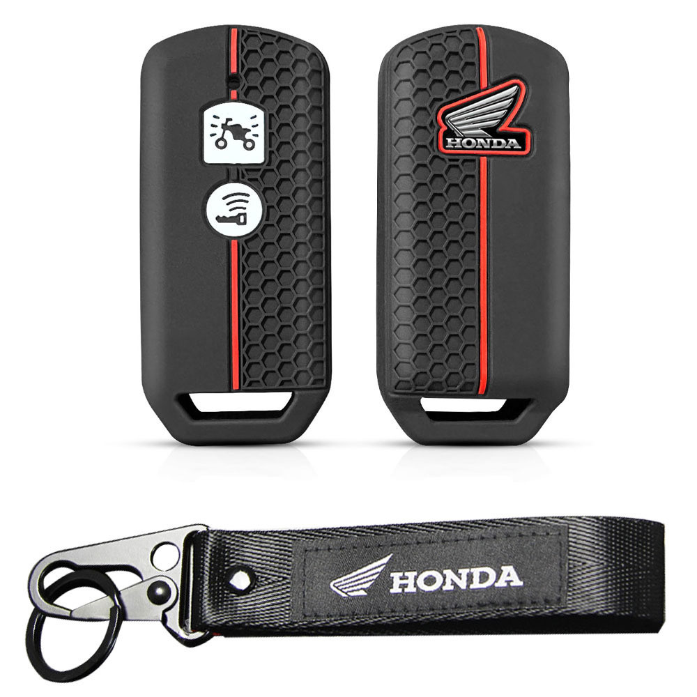 สําหรับhonda Forza 125 SH Forza 300 Xadv 750 Forza 350 ADV SH 350 XAV Xlov ADV350 2020-2023 ซิลิโคนรีโมทKey Caseฝาครอบกุญแจรถพวงกุญแจ