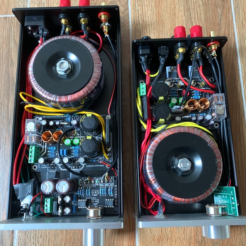 เครื่องขยายเสียงสเตอริโอ HIFI LM1875 A1 Preamp GC2.0 Channel 30W+30W