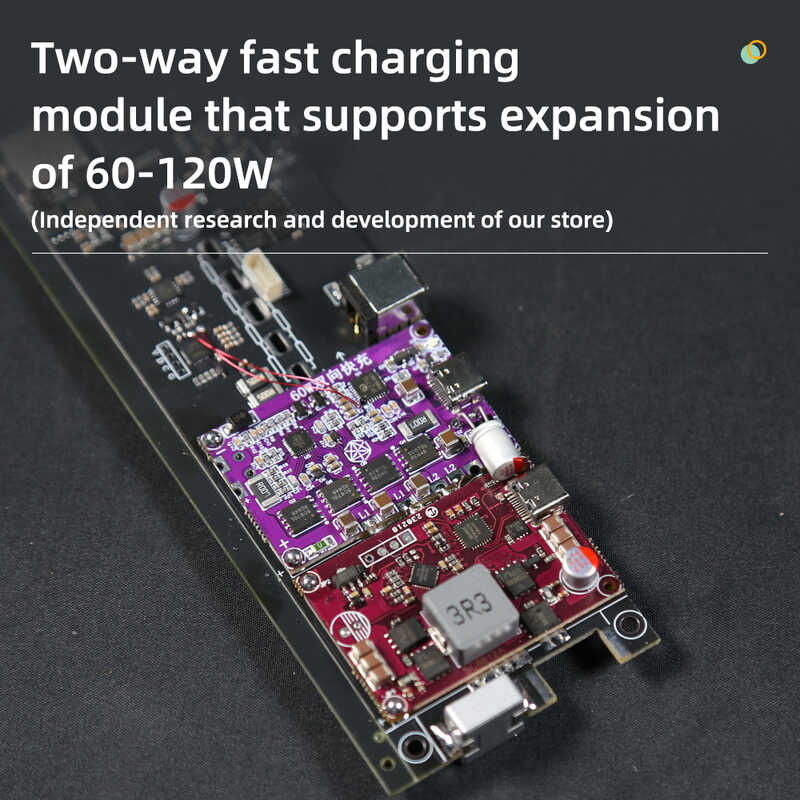 อัพเกรด D40 Ip5389 8 แกน 120W 1.54 นิ้ว IPS หน้าจอสี UPS LED 21700 ไม