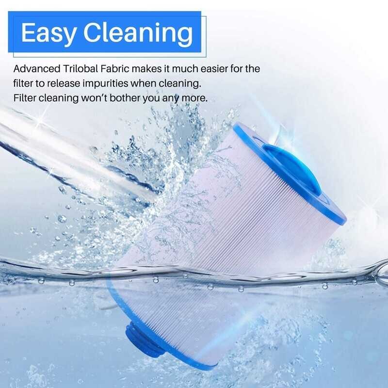 For Replacement Spa Filter Pww50p3(1 1/2Inch Coarse Thread),Unicel 6Ch-940,Filbur Fc-0359, Waterw