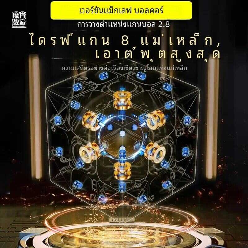 LY ลูกบาศก์ Moyu Rs3m 3X3 V5แม่เหล็กมหัศจรรย์ความเร็วสูงแบบ