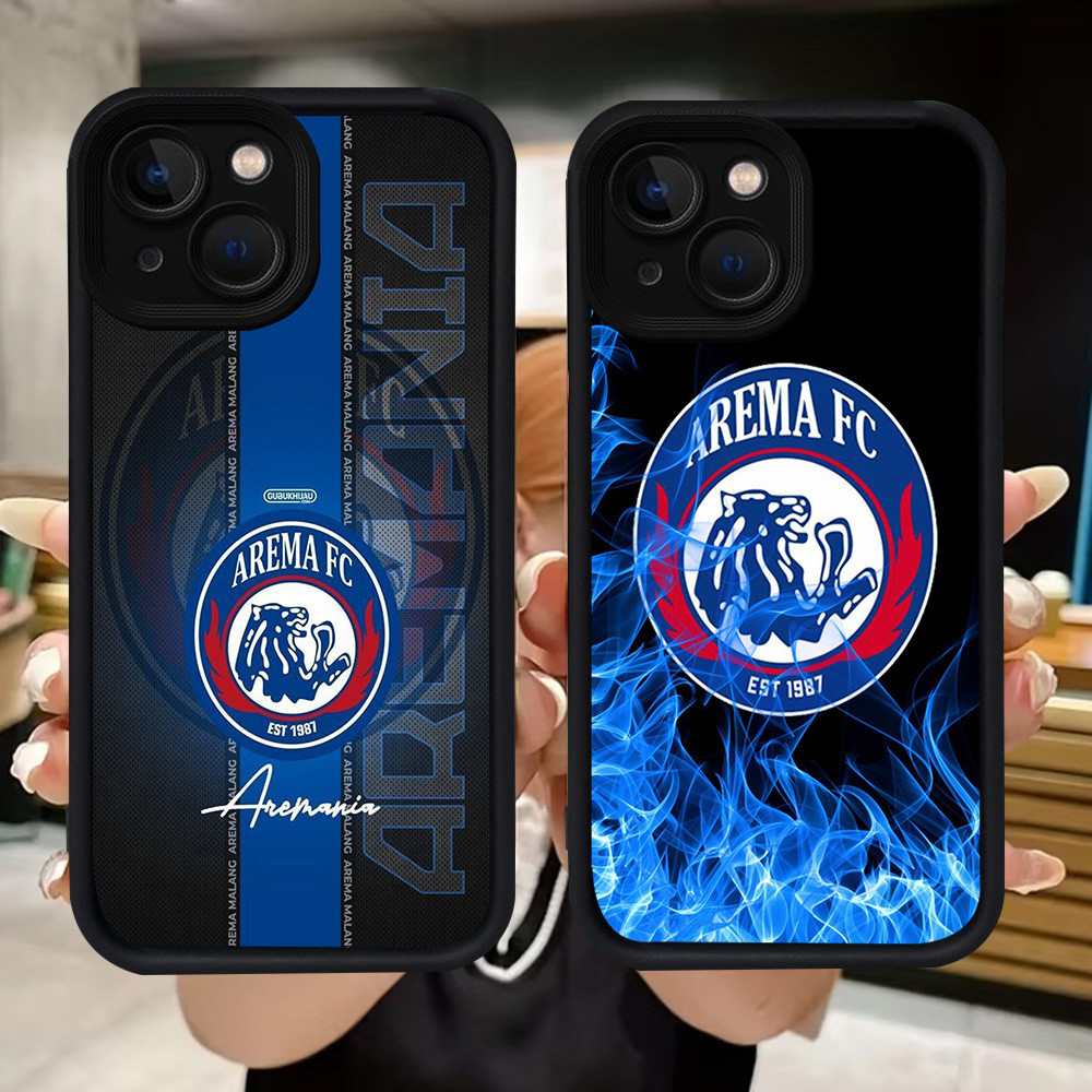 Q81 Arema FC soft Casing สําหรับ iPhone 14 7 13 6s 6 8 Pro Max Plus