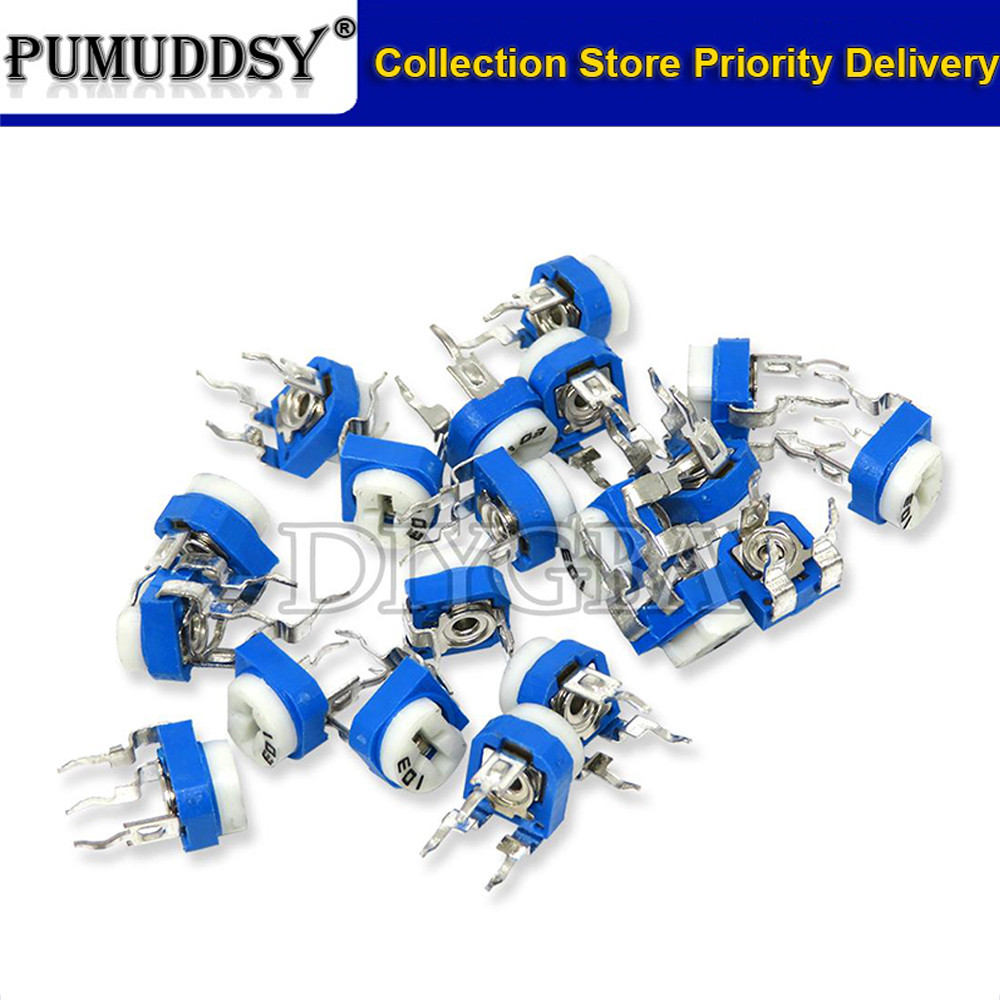 20PCS RM065 RM-065 500 โอห์ม 501 RM065-501 Trimpot Trimmer Potentiometer variable resistor